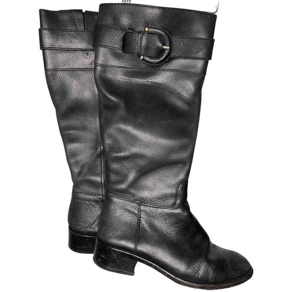 Vintage Banana Republic Leather Riding Boots - 7 - Picture 2 of 5